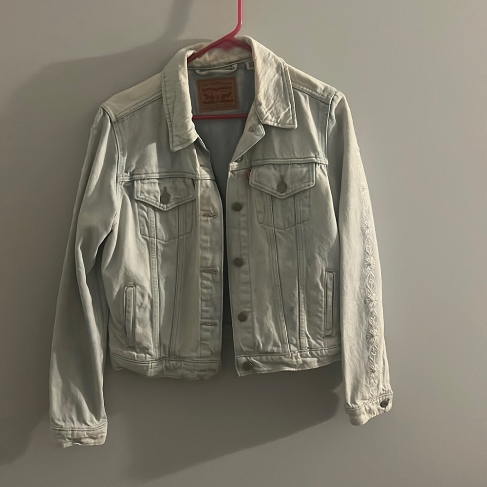 Rare Womens Original Trucker Jean Jacket; Women’s Large